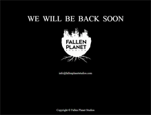 Tablet Screenshot of fallenplanetstudios.com